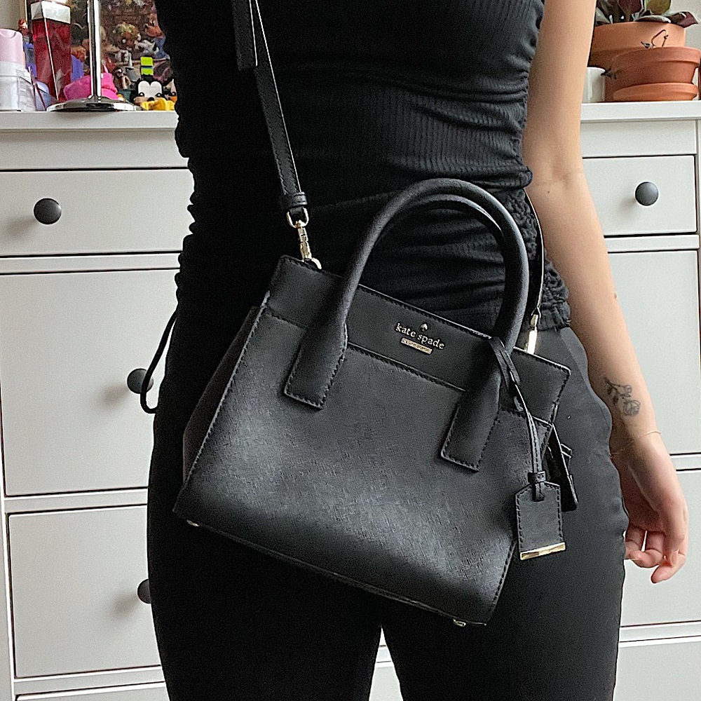 Kate spade mini tote top saffiano crossbody bag